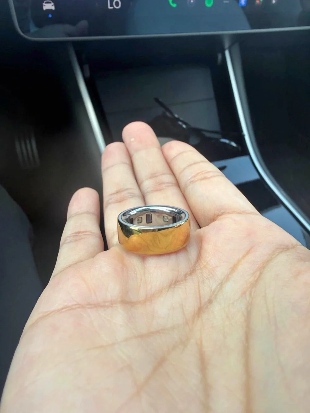 Oura Two-Tone Gold and Silver Smart Ring